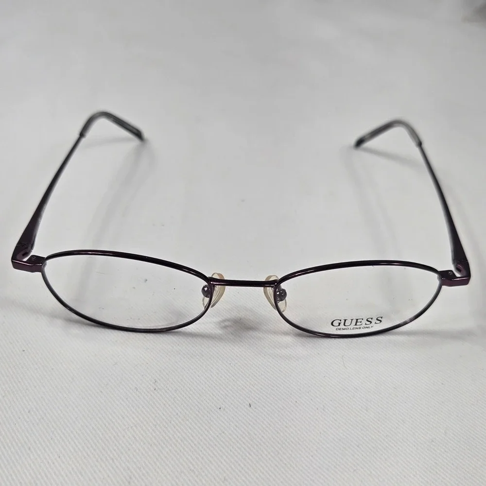 Guess Eyeglasses Frames‎ GU 1413 Purple Oval Demo Lens 49-18-140 New